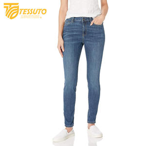 Pantalones cargo de cintura alta para mujer Vaqueros de cintura alta elegantes - Product Image 5