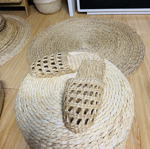 Chaussons en jacinthe d'eau naturelle écologiques pour une utilisation intérieure et hôtelière, chaussures tissées artisanales du Vietnam - Product Image 4