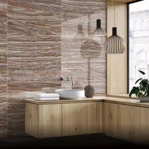Italio Brown Indoor Flooring 600x1200 Glossy Glazed Polished Porcelain <b>Wall</b> Floor Marble Tile Premium - Product Image 6