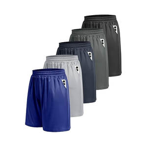 Ropa deportiva con logotipo personalizado, pantalones cortos personalizados de algodón 100% de alta calidad para hombre, pantalones cortos informales para correr - Product Image 6