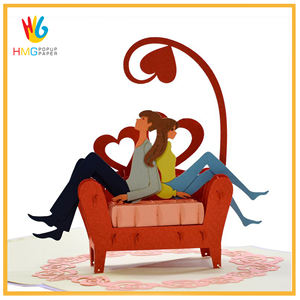 Meilleure vente de cartes Pop-Up 3D pour Couples romantiques, je vous aime, pour la saint-valentin, produit le plus vendu pour l'amour - Product Image 6