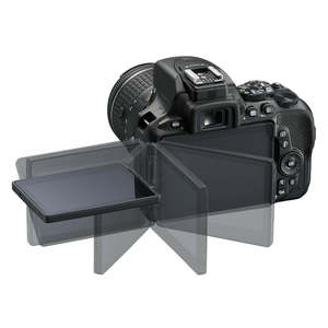 กล้อง DSLR รุ่น Black Renewed D5600 พร้อมเลนส์ AF-P 18-55 VR สำหรับการถ่ายภาพ กล้องดิจิตอลมิเรอร์เลสที่มาพร้อมฟีเจอร์มากมาย พร้อมการ์ดหน่วยความจำ SD - Product Image 2