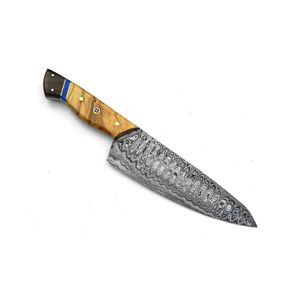 Cuchillo de Cocina Profesional Japonés de Acero Damasco de 8 Pulgadas y 67 Capas con Mango de Resina - Product Image 6