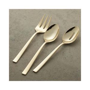 Vaisselle de table or luxe pour hôtel et mariage Ensemble de couverts or poli Ensemble de couverts en acier inoxydable pour mariage - Product Image 6