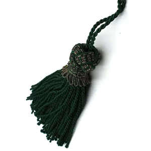 Meilleur prix, franges personnalisées 100% coton, franges dorées, glands, cordons de franges pour l'infanterie, finition cirée pour vêtements - Product Image 2