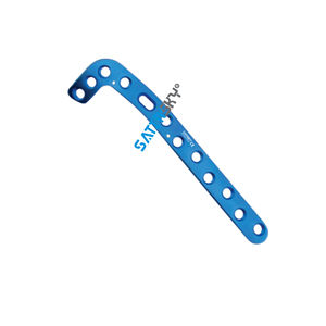 Placas de bloqueo de tibia de titanio de 191.0 mm con 10 orificios para uso en cirugía ortopédica - Product Image 1