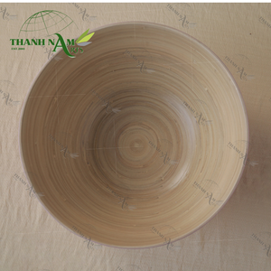 Nouveauté : Ensemble de bols en bambou écologiques jetables, OEM, bols à salade en bambou naturel, logo personnalisé disponible, pour les fêtes et la maison - Product Image 2