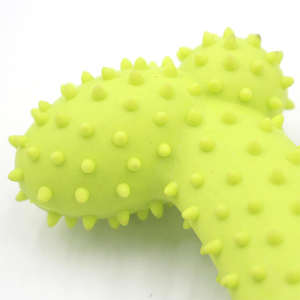 Jouets à mâcher en caoutchouc durables en forme d'os de dessin animé de style nouveau pour les petits, moyens et grands chiens de compagnie, nettoyage des dents - Product Image 4