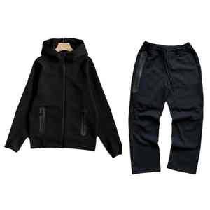 Conjunto Deportivo NOCTA de Diseño Novedoso al Por Mayor 2025 para Hombre con Sudadera con Capucha y Cremallera de Tejido Técnico, Conjunto de Dos Piezas para Gimnasio y Entrenamiento Físico - Product Image 5