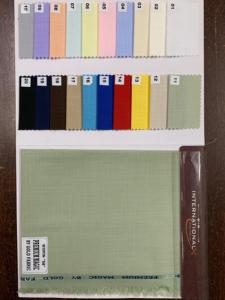 Tela de viscosa de poliéster dorado mágico de calidad superior, tejido de poliéster de 58 anchos, teñido liso para sastrería para niños y niñas, listo - Product Image 5