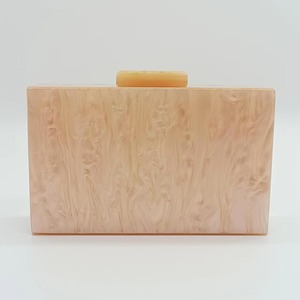 Color Block Marble Resin Evening Clutch Bags Women Chic Elegant Hand-painted <b>Angel</b> <b>Top</b> Handle Customized Purses Handbag - Product Image 5