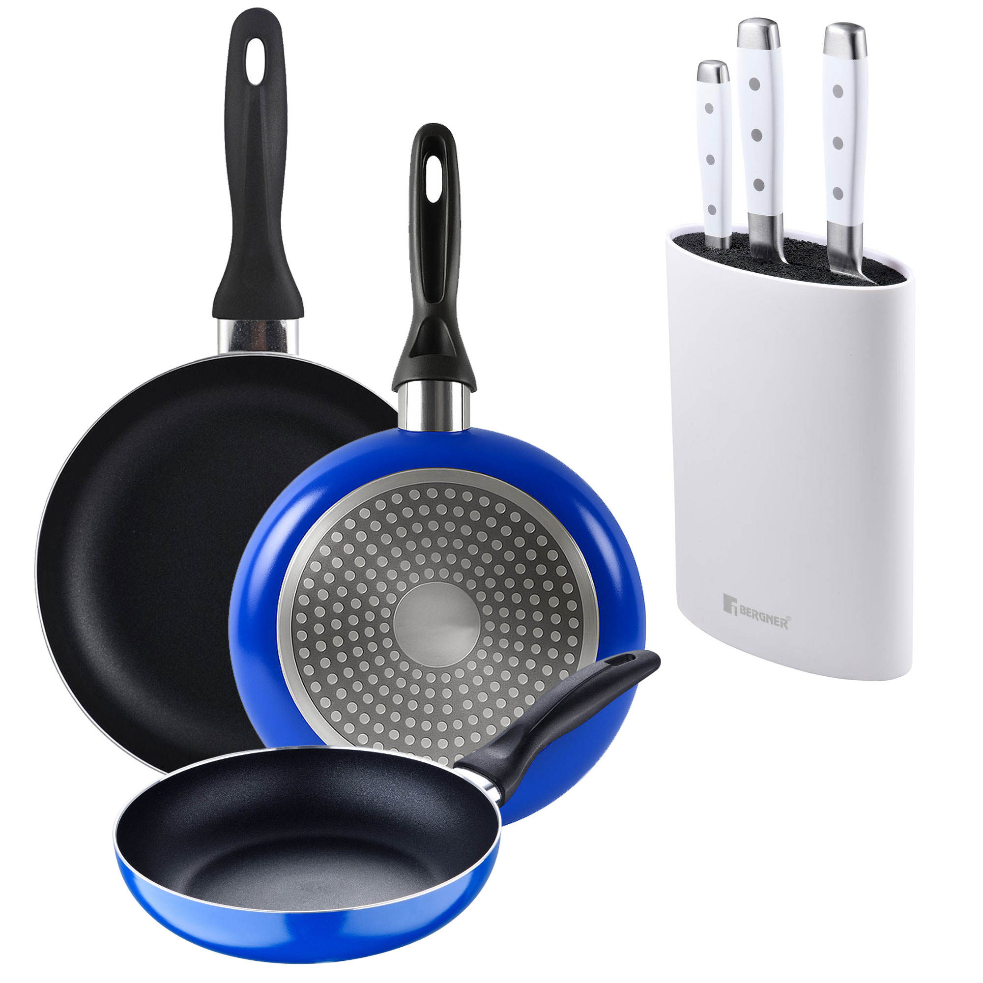 สีน้ำเงินและสีดำ