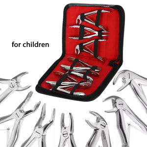 Kit d'instruments de remplissage de nettoyage dentaire adulte/enfant pince d'extraction de dent supérieure inférieure équipement d'extraction de dent en gros - Product Image 1