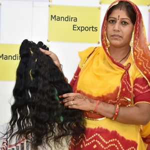 Cheveux Bruts Vierge Cheveux Naturels Paquets Ondulés Non Traités Tissage Vendeur Couleur Naturelle Vierge Cheveux Humains Indiens Extensions - Product Image 6