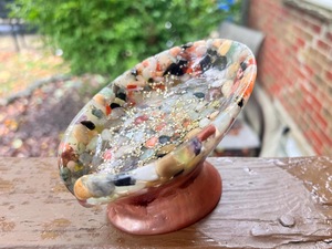 Porte-savon en résine époxy, forme personnalisée, couleur personnalisée, vente chaude, porte-savon en résine de haute qualité - Product Image 4