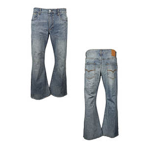 Jeans évasés de haute qualité à design personnalisé pour hommes jeans évasés de bonne qualité à prix abordable pour hommes - Product Image 6