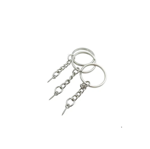 Porte-clés en métal simulé Mousqueton en fer à personnalité simple avec impression offset Petit cadeau élégant - Product Image 3