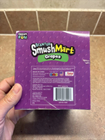 Smush Mart GRAPES VIRAL Squishy parfumé géant de 6 pouces par Crazy Fun RMS Nouveaux jouets sensoriels Smushmart