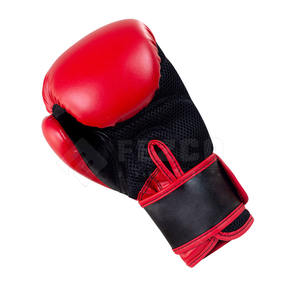 Gants de boxe de haute qualité sur mesure, tendance, respirants, avec fermeture auto-agrippante, en cuir, différentes couleurs - Product Image 3