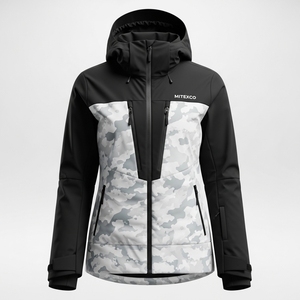 Mitexco เสื้อแจ็คเก็ตกันลมมีฮู้ดกันน้ำสำหรับเล่นสกีสโนว์บอร์ดสำหรับผู้ชายเสื้อโค้ทเล่นกีฬากลางแจ้งฤดูหนาว - Product Image 1