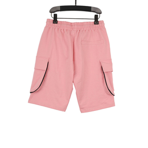 Pantalones cortos de algodón y poliéster para correr, ropa de calle bolsillos laterales y personalizada con estampado de letras, venta al por mayor, 2023 - Product Image 2