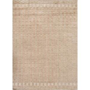 พรมทอมือจากขนแกะ Saga สีเบจและสีน้ำตาล ลายเรขาคณิต รูปทรงสี่เหลี่ยมผืนผ้า สำหรับบ้าน ห้องนั่งเล่น ทางเดิน ห้องโถง-รุ่น Hwl-203 - Product Image 1