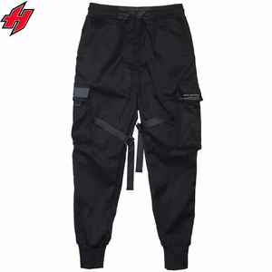 2025 hommes Harajuku Punk Hip Hop Style Cargo pantalon multi-poches tactique Techwear Joggers Baggy toile tissu décontracté Streetwear - Product Image 4