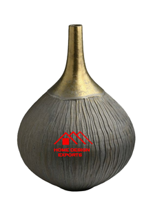 Tableware Flower <b>Vase</b> Hotel Ware Usage Aluminum Casted Custom Best Seller <b>Set</b> <b>of</b> <b>3</b> Abstract Hallow Flower <b>Vase</b> Top Quality - Product Image 2