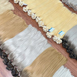 Extensiones de cabello Remy humano 100%, trama Rubia de lujo de alta calidad, cabello teñido, tejido de origen de Vietnam - Product Image 4