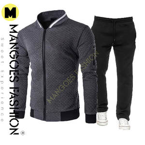 Ensemble de pantalons de survêtement à capuche unisexe parfait pour le jogging, le hip-hop et le streetwear Fashion Premium Fleece Tracksuit - Product Image 5