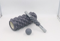 Ensemble de rouleaux en mousse professionnels pour le yoga et le Pilates avec bâton de massage et balles pour la remise en forme, la récupération et l'entraînement de la flexibilité