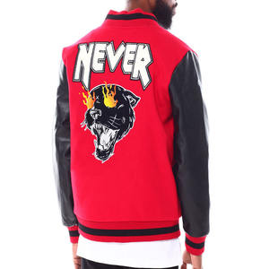 Chaqueta universitaria bordada de diseño superior para hombre, ropa de calle con cuello levantado con parches de logotipo, estilo béisbol y Letterman para hombre - Product Image 2