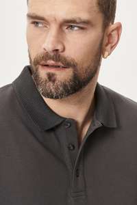 Venta al por mayor de polo de golf de algodón de alta calidad transpirable de secado rápido personalizado bordado de impresión de manga corta sólido - Product Image 6