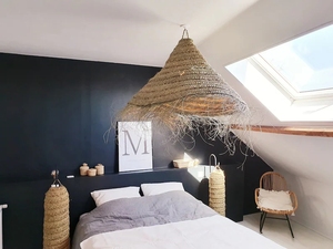 2024 Eco-Friendly Minimalist <b>Bamboo</b> Woven Handmade Lampshade Covers Frames Pendant <b>Lights</b> for Home Decor - Product Image 5