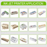 Imprimante numérique jet d'encre haute vitesse Chicai pour emballage couleur sur une seule passe, idéale pour la personnalisation de cartons à œufs sur 3 côtés