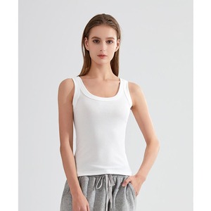 Prix de gros et débardeurs en coton tricoté sexy personnalisés pour femmes - Product Image 5