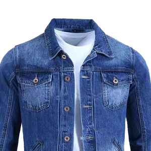 Veste en toile de haute qualité OEM conception personnalisée Vintage lavage col montant fermeture éclair utilisé vestes de travail grande taille hommes veste de créateur - Product Image 5
