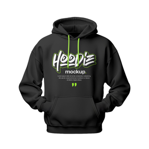 Sweat à capuche épais en molleton tricoté pour homme grande taille, épaules tombantes, 100 % coton écologique, hiver - Product Image 4