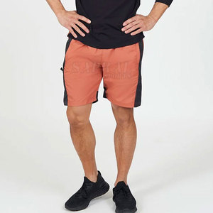 Shorts de sport pour hommes de haute qualité, nouveau style streetwear, couleur unie, article premium très vendu, technique de teinture unie, service OEM - Product Image 3
