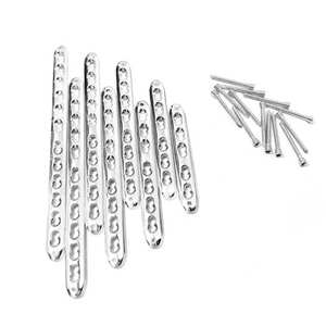 Instrumento Veterinario de Acero Inoxidable, Implantes Ortopédicos para Fijación Ósea, Cirugía Animal, Grado Quirúrgico, Autoclavable, Placas de 2.0 mm - Product Image 3