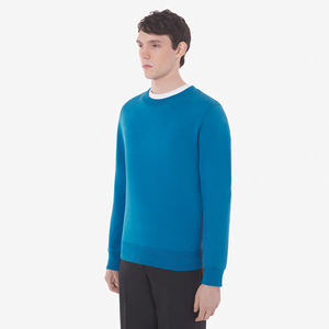 Jersey de ajuste regular de algodón 100% para hombre, sudadera de secado rápido, transpirable, cuello redondo, capucha, invierno, cuello redondo, Polar, logotipo personalizado - Product Image 4