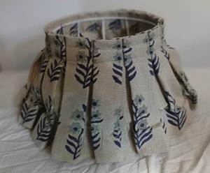 โคมไฟทรงกรวยทำจากผ้าลินินทันสมัยสำหรับโคมไฟระย้าพัดลมติดผนังแบบเชิงเทียนติดเพดานและโคมไฟตั้งพื้นในร่ม - Product Image 4