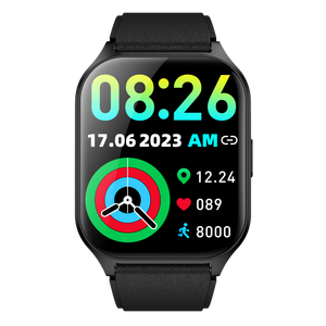 Montre connectée Sewer P109 AMOLED, écran tactile rectangulaire de 2,06 pouces, suivi du sommeil, réponse aux appels, IP67, montre de fitness unisexe - Product Image 2