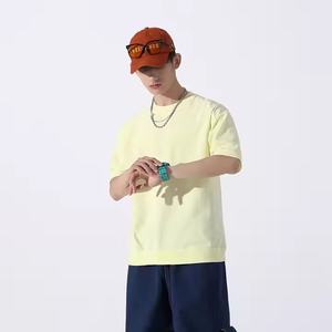 Recién llegado, camiseta informal para hombre, diseño estampado de media manga, ropa de verano transpirable de talla grande, camiseta informal cómoda de Color sólido - Product Image 3