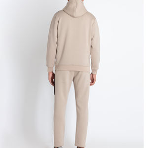 Survêtement pour homme en coton 100% respirant, logo personnalisé, hiver, uni, streetwear - Vêtement de jogging décontracté de haute qualité - Product Image 4