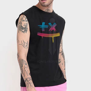 Último diseño, precio al por mayor, camiseta sin mangas para hombres hecha en el mejor material, camisetas sin mangas personalizadas para hombres - Product Image 1