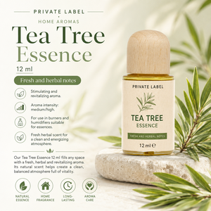 Esencia de Fragancia de Árbol de Té de Marca Privada 12ml OEM |   Aceite Aromático para Quemadores y Humidificadores |   España UE - Product Image 2