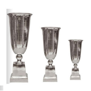 Jarrón de Metal dorado moderno, acabado brillante de alta calidad, perfecto para bodas y decoración del hogar, elegante acento para el hogar - Product Image 5