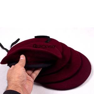 หมวกเบเร่ต์สำหรับพิธีการหมวกเบเร่ต์แฟชั่นแบบใหม่ออกแบบโลโก้ได้ตามต้องการ - Product Image 2