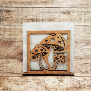 Table à manger de mariage porte-serviettes en bois pour le petit déjeuner en papier de soie porte-serviettes à usage culinaire - Product Image 1